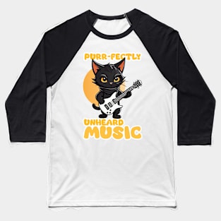 guitarist black cat Baseball T-Shirt